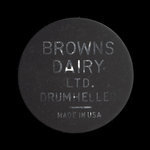 Canada, Browns Dairy Ltd., 1 pinte de lait vita vim : novembre 1959