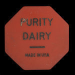 Canada, Purity Dairy, 1/2 gallon de lait medow-dew : 1970