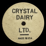 Canada, Crystal Dairy Ltd., 1 pinte de lait homogénéisé :