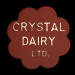 Canada, Crystal Dairy Ltd., 1 chopine de lait :