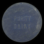 Canada, Purity Dairy, 1 pinte de lait standard : 1949