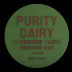 Canada, Purity Dairy, 1 pinte de trim : 1970