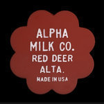 Canada, Alpha Milk Co., 1 litre de lait 2% : 1958