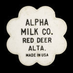 Canada, Alpha Milk Co., 1 litre de lait écrémé : 1958