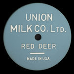 Canada, Union Milk Co. Ltd., 1 pinte de lait homogénéisé 2% :