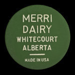 Canada, Merri Dairy, 1 pinte de lait 2% :