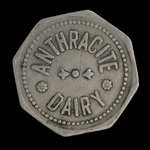 Canada, Anthracite Dairy, 1 chopine de lait : 1942