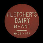 Canada, Fletcher's Dairy, 1 pinte de lait : 1964