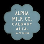 Canada, Alpha Milk Co., 2 litres de lait homogénéisé :