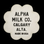 Canada, Alpha Milk Co., 1 litre de lait écrémé :