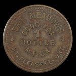 Canada, The Meadows, 1 bouteille de lait : 1895