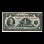 Canada, Banque du Canada, 1 dollar : 1935