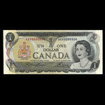 Canada, Banque du Canada, 1 dollar : 1973