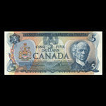 Canada, Banque du Canada, 5 dollars : 1979