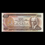 Canada, Banque du Canada, 100 dollars : 1975