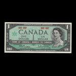 Canada, Banque du Canada, 1 dollar : 1967