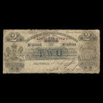 Canada, Bank of British North America, 2 dollars : 1 janvier 1856