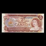 Canada, Banque du Canada, 2 dollars : 1974