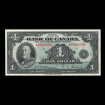 Canada, Banque du Canada, 1 dollar : 1935