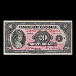 Canada, Banque du Canada, 20 dollars : 1935