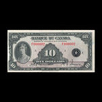 Canada, Banque du Canada, 10 dollars : 1935