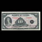 Canada, Banque du Canada, 10 dollars : 1935