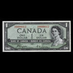 Canada, Banque du Canada, 1 dollar : 1954