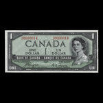 Canada, Banque du Canada, 1 dollar : 1954