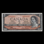 Canada, Banque du Canada, 2 dollars : 1954