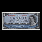 Canada, Banque du Canada, 5 dollars : 1954