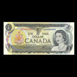 Canada, Banque du Canada, 1 dollar : 1973