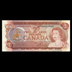 Canada, Banque du Canada, 2 dollars : 1974