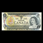 Canada, Banque du Canada, 1 dollar : 1973