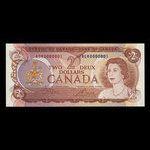 Canada, Banque du Canada, 2 dollars : 1974