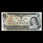 Canada, Banque du Canada, 1 dollar : 1973