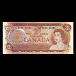 Canada, Banque du Canada, 2 dollars : 1974