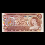 Canada, Banque du Canada, 2 dollars : 1974