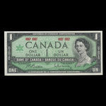 Canada, Banque du Canada, 1 dollar : 1967