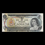 Canada, Banque du Canada, 1 dollar : 1973