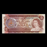 Canada, Banque du Canada, 2 dollars : 1974