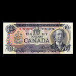 Canada, Banque du Canada, 10 dollars : 1971