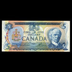 Canada, Banque du Canada, 5 dollars : 1979