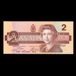 Canada, Banque du Canada, 2 dollars : 1986