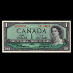 Canada, Banque du Canada, 1 dollar : 1954