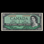 Canada, Banque du Canada, 1 dollar : 1954