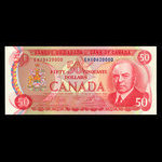 Canada, Banque du Canada, 50 dollars : 1975