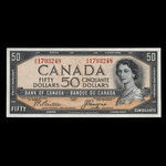 Canada, Banque du Canada, 50 dollars : 1954