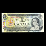 Canada, Banque du Canada, 1 dollar : 1973