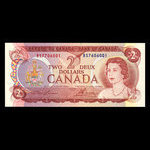 Canada, Banque du Canada, 2 dollars : 1974