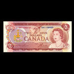 Canada, Banque du Canada, 2 dollars : 1974